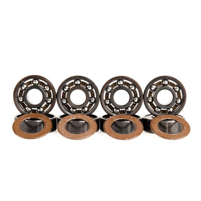 Od 2.2x0.8cm cuscinetti per ruote di skateboard resistenza all'usura in acciaio cromo titanio 0