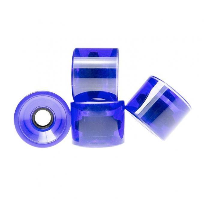 Colore misto Swirl misto Ruote di skateboard PU Personalizzazione ad alto rimbalzo 0