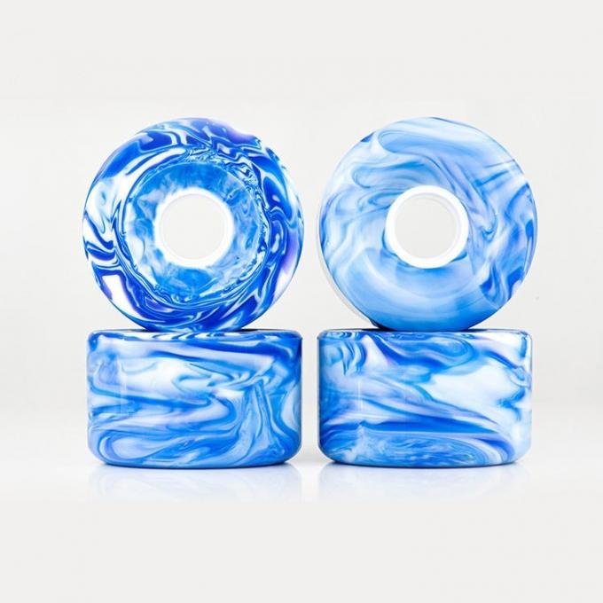 Colore misto Swirl misto Ruote di skateboard PU Personalizzazione ad alto rimbalzo 2
