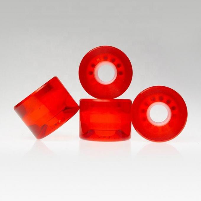Ruote di skateboard PU lisce 70mm 80mm 90mm Ruote di longboard 2