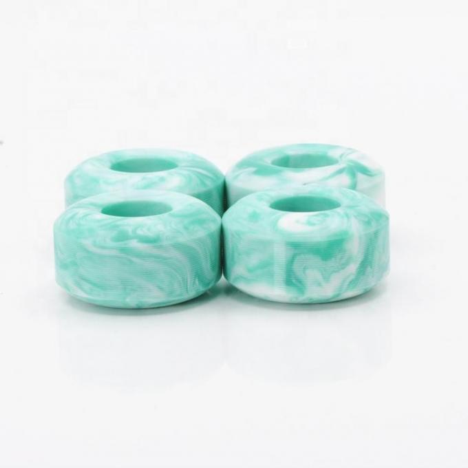 50mm-59mm Polyurethane Skateboard Ruote 92A-104A Durezza resistente all'usura 0