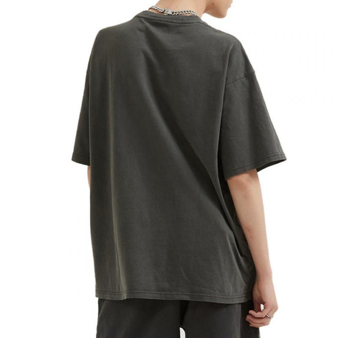 Peso pesante 100% cotone Sport Wear Hip Hop Drop Spalla Oversized Tee Unisex 1