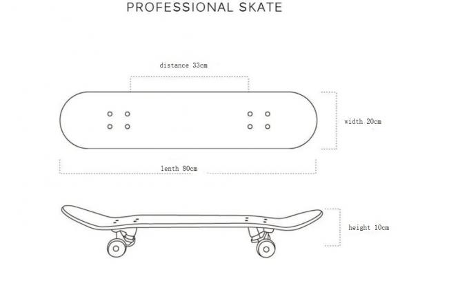 2024 Ingrosso Surfskate Deck Factory OEM Skateboard di acero 0