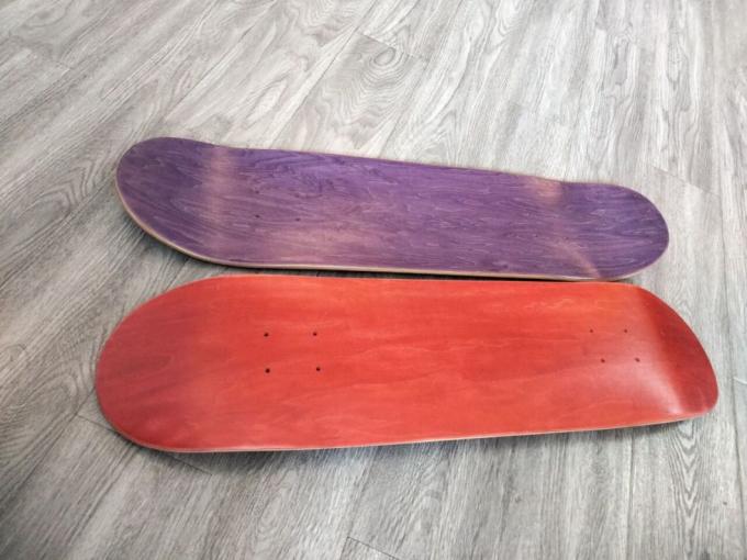 2024 Hot Wholesale 7 Ply Maple Wood Professional Double Kick Skateboard 1