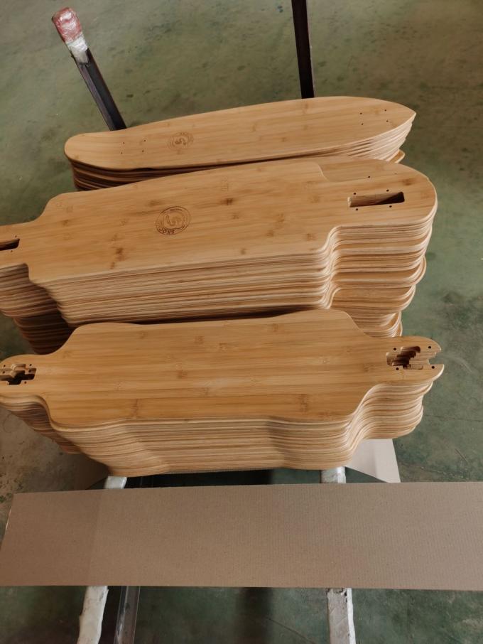 2024 Hot Wholesale 7 Ply Maple Wood Professional Double Kick Skateboard 4