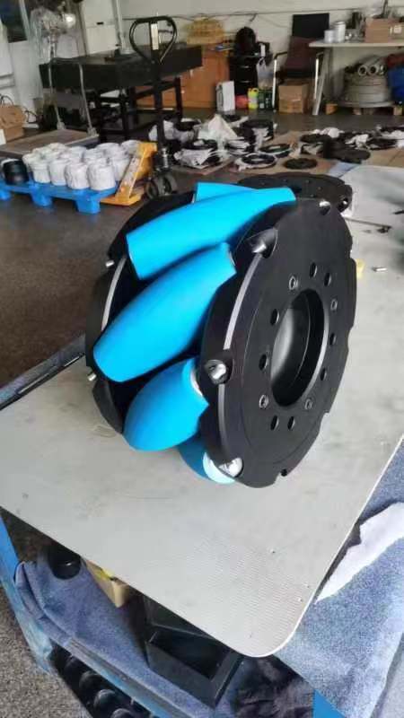Azionamento elettrico ruote meccaniche carico pesante 10 pollici 0
