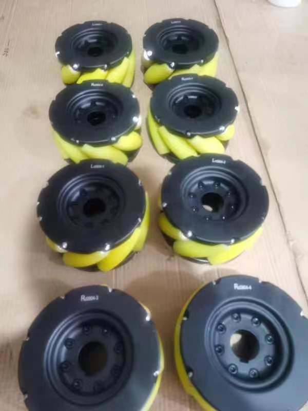 Azionamento elettrico ruote meccaniche carico pesante 10 pollici 3