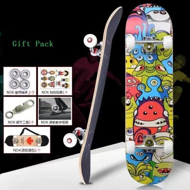 High End Skateboard Completi su misura per sport estremi all'aperto resistenti all'usura