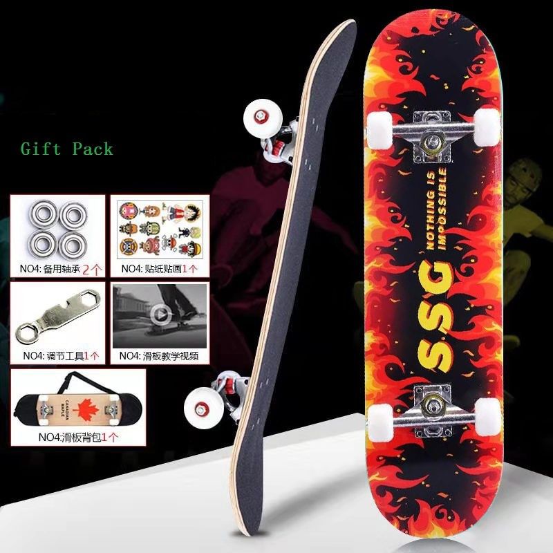High End Skateboard Completi su misura per sport estremi all'aperto resistenti all'usura