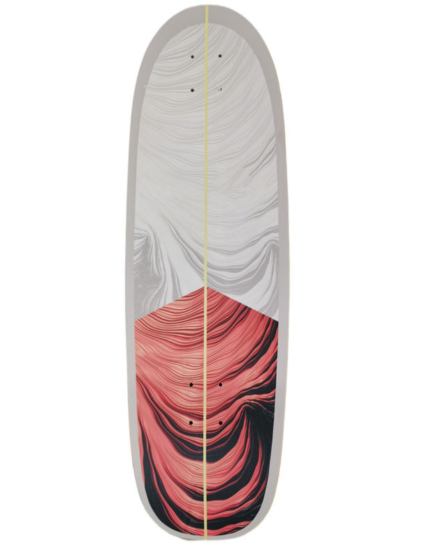 Free Riding Style Acero Legno Land Cruiser Skateboard Surfskate Deck 8,0 