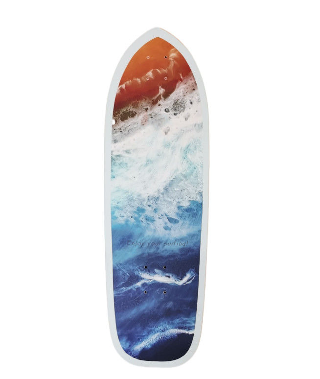 Free Riding Style Acero Legno Land Cruiser Skateboard Surfskate Deck 8,0 